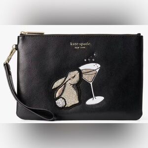Kate Spade bunbun bunny pouch wristlet